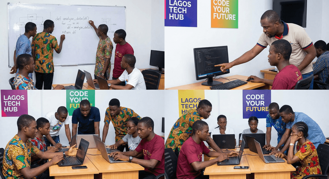 Moat Academy bootcamp - Students in software development training