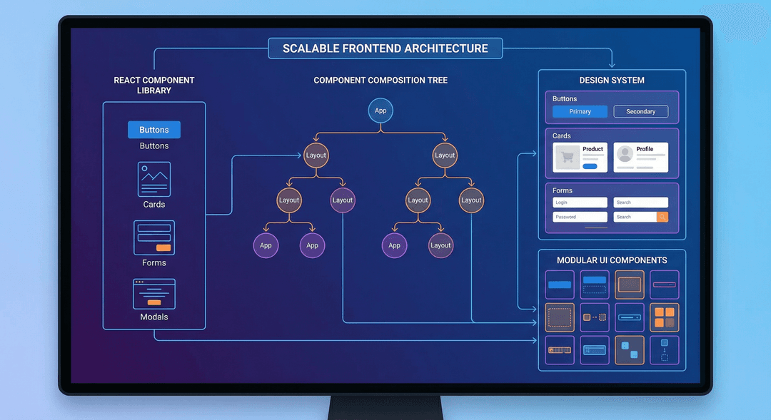 Component-driven architecture and scalable UI